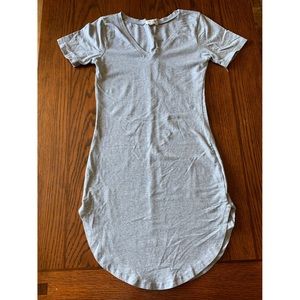Gray t shirt dress